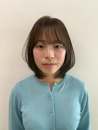 ミディアム 髪質改善/縮毛/トリ ートメント/平野広大のヘアスタイル