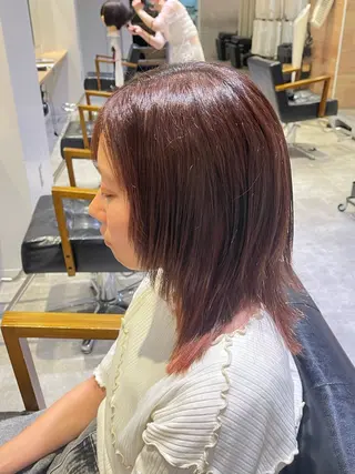 ミディアム noa 似合わせ︰ 透明感︰韓国風のヘアスタイル