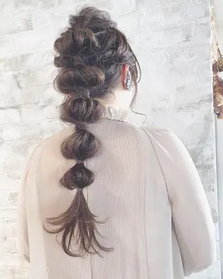 ロング ヘアアレンジ Calenda/ パーソナル美髪サロンのヘアスタイル