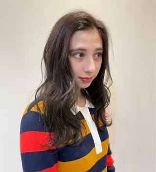 ロング カラー ヘアアレンジ AO hair studio所属・minami ♡のヘアスタイル