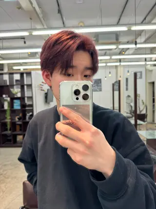 ショート カラー fifth原宿 堀内新史のヘアスタイル