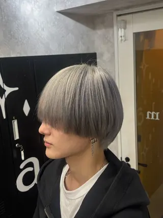 カラー 外国人風カラー ×19歳美容師ルイヤのヘアスタイル
