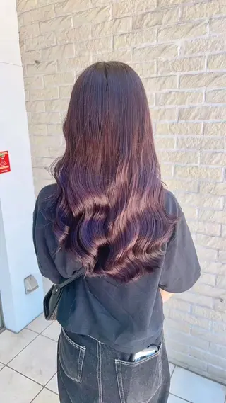 ロング カラー 艶カラー🖤 れいな🖤のヘアスタイル