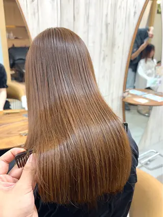 ロング カラー 🎀縮毛矯正🎀 ツヤ髪⭐️/RUI♡のヘアスタイル
