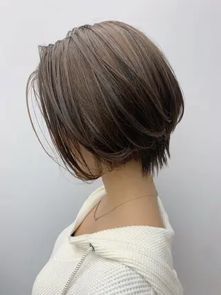 ショート カラー 髪質改善×大人可愛い 艶髪🫧ダイトのヘアスタイル