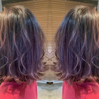 ミディアム カラー 韓国🇰🇷 ✂︎hair 内田愛のヘアスタイル