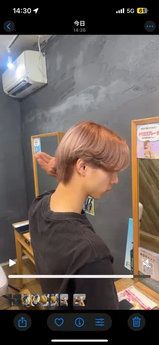 ショート ✂︎メンズモデル 募集中✂︎上田のヘアスタイル