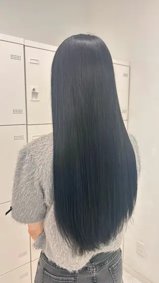 カラー 🫧透明感暗髪 ヘアーひめな🫧のヘアスタイル