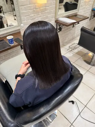 カラー 🩵RIKO🩵 透明感カラー🫧のヘアスタイル
