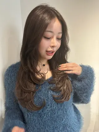 ロング カラー 海外風 レイヤー 💠MIKUのヘアスタイル