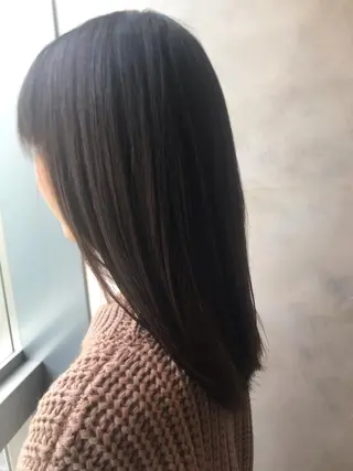 セミロング keshiki大名所属・Keshiki大名 安部 真輝のヘアスタイル