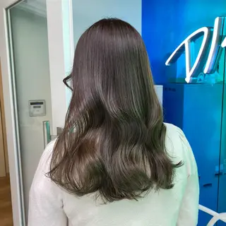 セミロング カラー 💗韓国艶カラー 💗DISCO💗のヘアスタイル