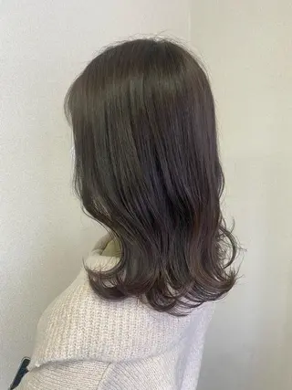 ミディアム 原 朱莉のヘアスタイル