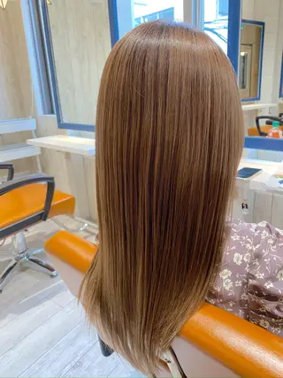 セミロング 小島あゆ美/髪質改善 /縮毛矯正/ケラコラのヘアスタイル