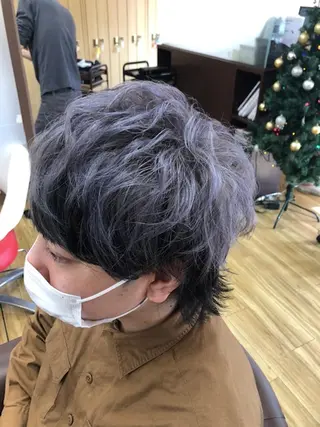 ショート カラー メンズ ヘアアレンジ 🟦西荻窪メンズ特化 美容師🟦Yu-Jiのヘアスタイル