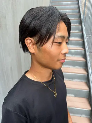 メンズ 艶カラー/縮毛矯正/ ブリーチカラー/みなのヘアスタイル