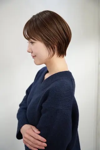 ショート soigne 表参道【ソワネ】所属・艶髪🩰透明感カラー 🫧あやみのヘアスタイル