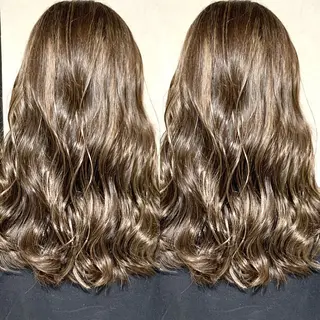 セミロング カラー 岡崎勇人/レイヤー/ 韓国/ケラチンTRのヘアスタイル