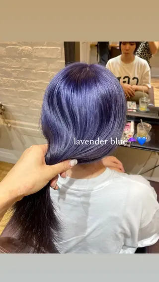 ロング カラー ハイトーン/透明感 カラー/下出有沙のヘアスタイル