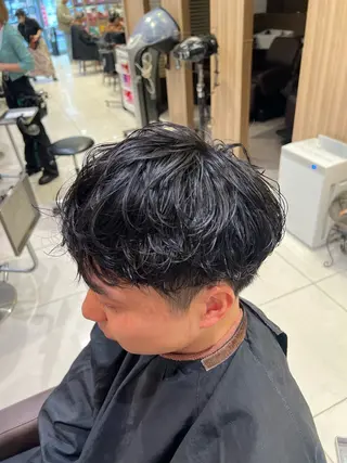 パーマ メンズ SENA 再現性 パーマと縮毛矯正のヘアスタイル