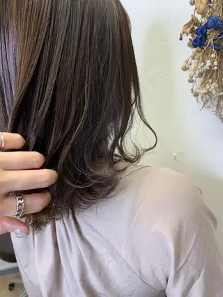 ミディアム カラー newi 京橋 【yuuki】のヘアスタイル