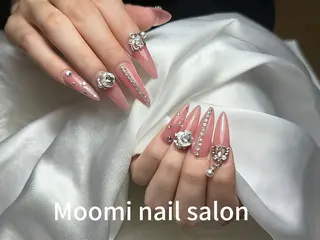 ロング Moomi あずりのネイルデザイン