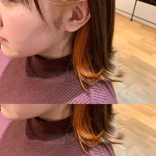 ミディアム カラー 髪質改善特化 ミサワコウキのヘアスタイル