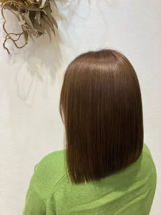 カラー hair studio Zen〜kalon所属・Jura／ボブ ／ブリーチなしカラーのヘアスタイル