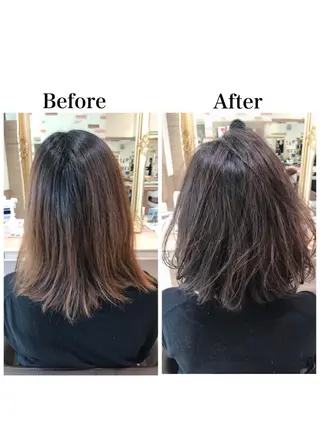 ミディアム 新宿 木下拓哉のヘアスタイル