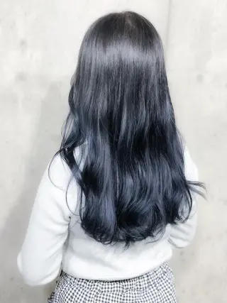 ロング カラー 北條 優輝のヘアスタイル