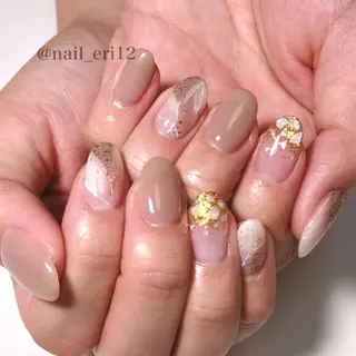 ミディアム ネイル nail salon &e eriのネイルデザイン