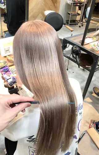 ロング カラー lafith hair leco所属・西金 徹のヘアスタイル