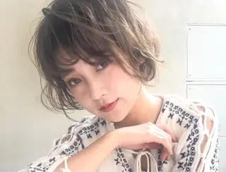 ショート カラー 髪質改善/艶髪特化 /柔らかさ/清水翔矢のヘアスタイル