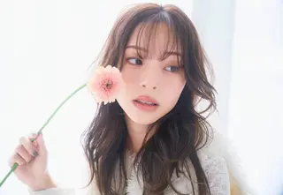 セミロング カラー/髪質改善/ カット/にこるのヘアスタイル