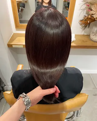 セミロング カラー LOREN/ miuのヘアスタイル