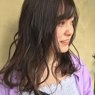 セミロング hina☺︎ 髪質改善/ストレートのヘアスタイル