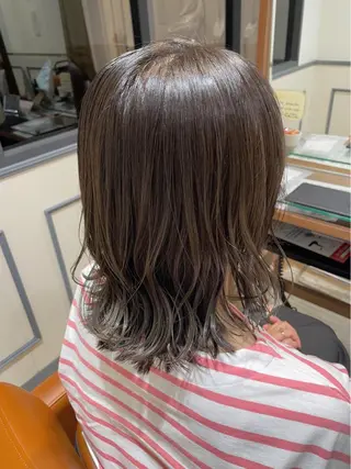 ミディアム 【eight宿河原】 すぎもとはづきのヘアスタイル