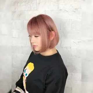 ショート 圧倒的美髪ストレート ツダケイタロウのヘアスタイル