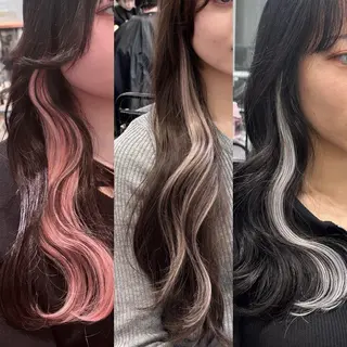 ロング カラー ヘアアレンジ 🥀モテ暖色× エクステ🥀あかりのヘアスタイル