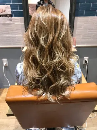 ロング カラー 髪質改善縮毛矯正 kosuke_IJKのヘアスタイル