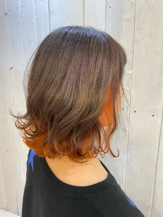 ミディアム hair make  pur所属・ストレート🌹カラー お任せを🌈bucoのヘアスタイル