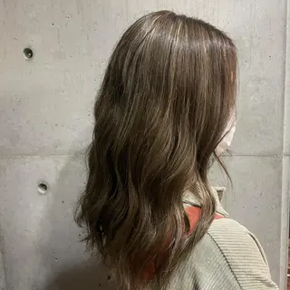 セミロング カラー 骨格似合わせカット✨ 林 まどかのヘアスタイル