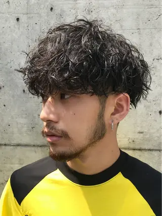 パーマ メンズ fifth神宮前 HIN★T★のヘアスタイル