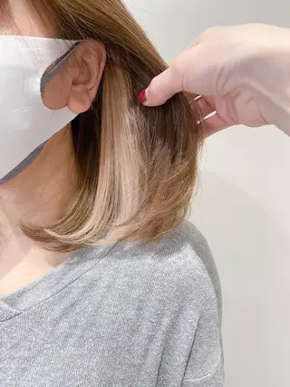 ミディアム 横浜🍒カット エクステ/RIEのヘアスタイル