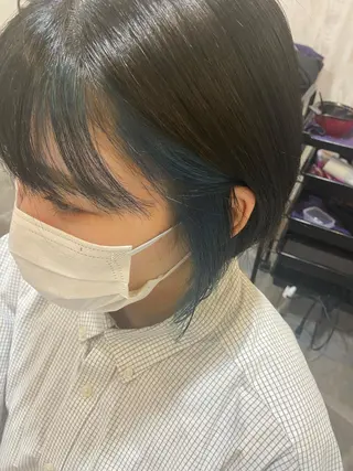 ショート カラー ノンダメージサロン まつうらるなのヘアスタイル