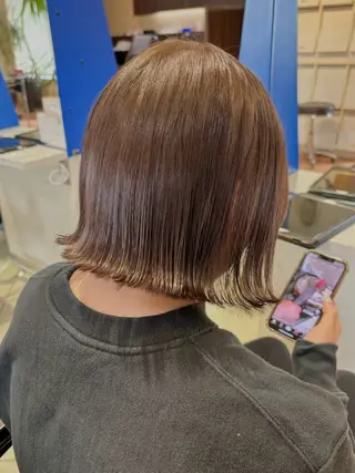 ミディアム カラー 庄司 桜のヘアスタイル