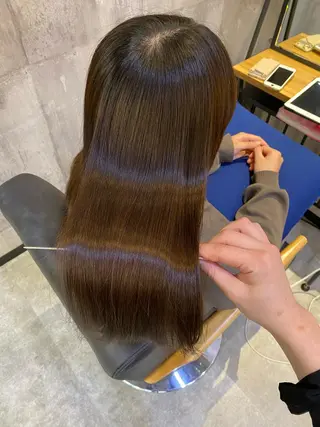 ロング カラー 【縮毛矯正特化】 kyokaのヘアスタイル