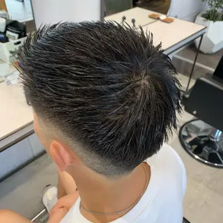 ショート メンズ BINGO HAIR WORKS 【ビンゴヘアワークス】所属・🎱メンズフェード 特化HYOGA🎱のヘアスタイル
