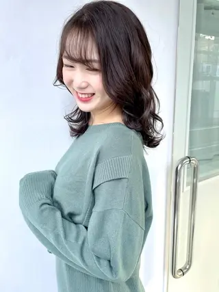 ミディアム カラー 🍨モテベージュ🩰 miraiのヘアスタイル