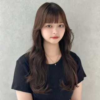 ロング カラー パーマ ヘアアレンジ FERiCIA.  表参道所属・🫧レイヤー特化 🫧吉野翔悟のヘアスタイル